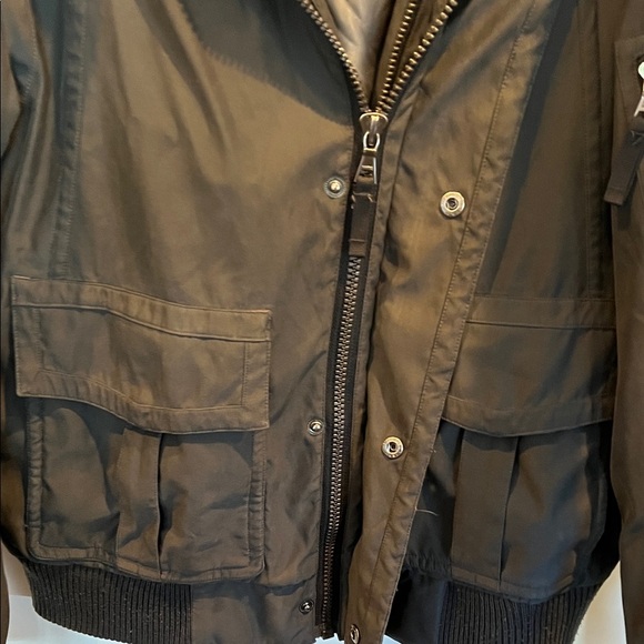 Andrew Marc Men's Black Bomber Jacket M - Picture 5 of 12